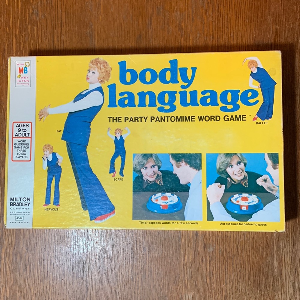 Lucille Ball Vintage Body Language Board Game Charades Excellent Condition!